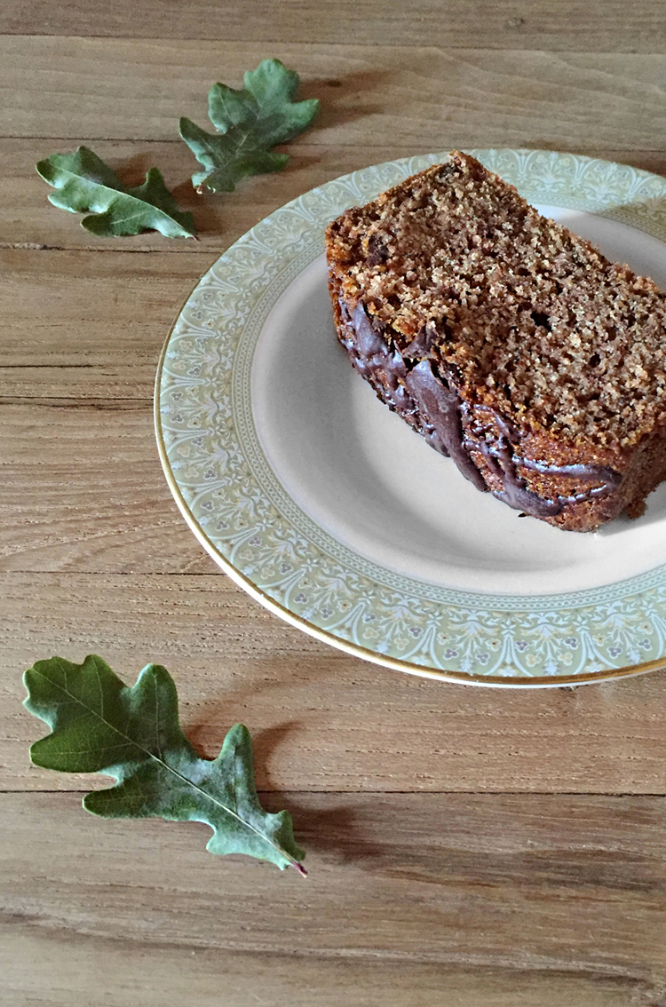 vegan plumcake pere e cioccolato