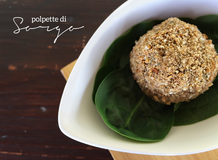 polpette di sorgo bianco