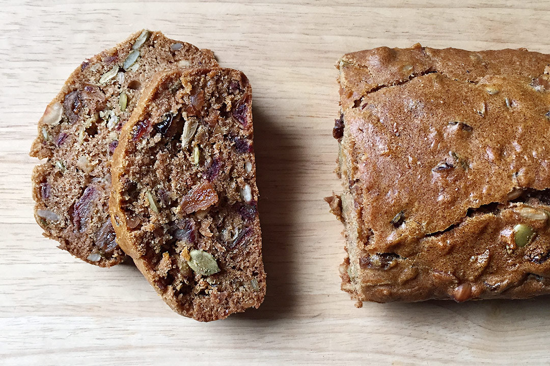 plumcake speziato al tè