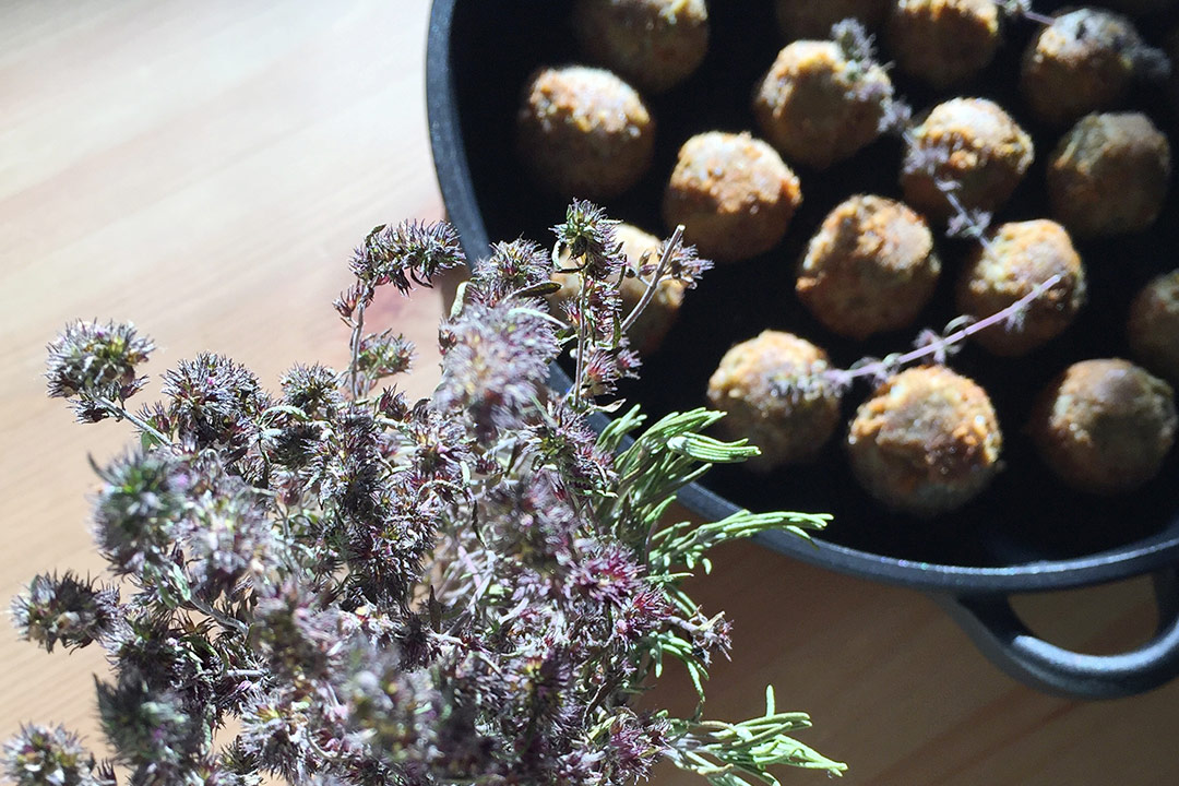 polpette di lenticchie e pomodori secchi - Melandri Gaudenzio