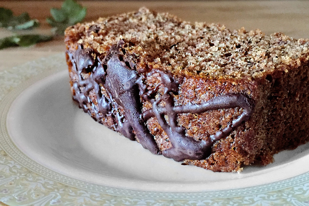 plumcake pere e cioccolato