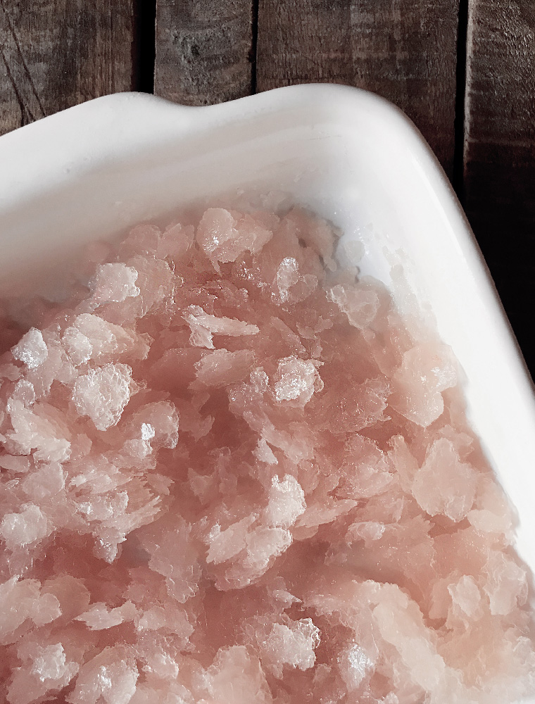 granita al pompelmo rosa