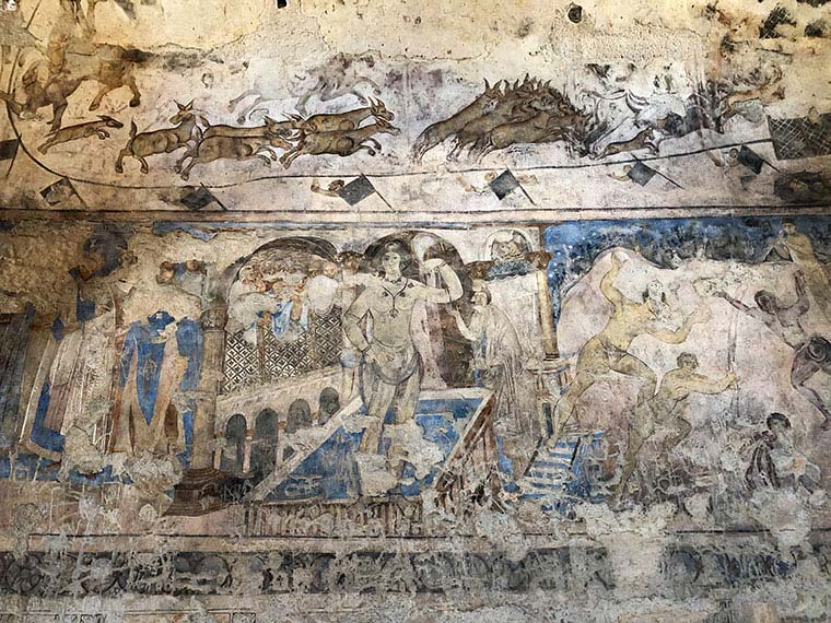 Qusayr Amra Giordania - affreschi