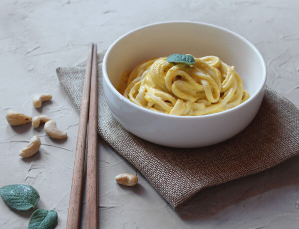 udon con crema di zucca