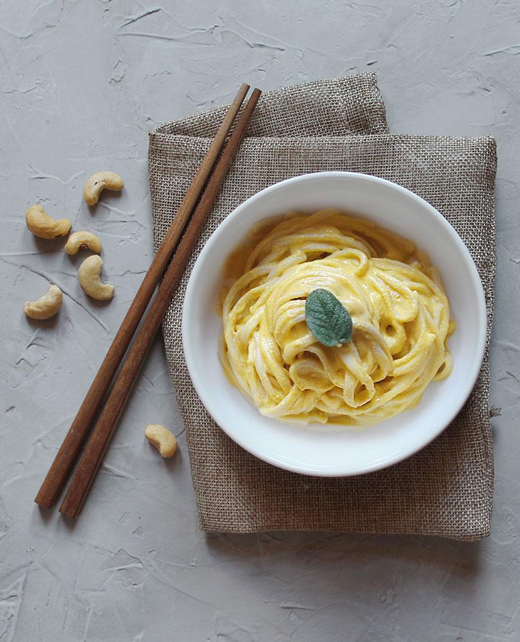 udon con crema di zucca