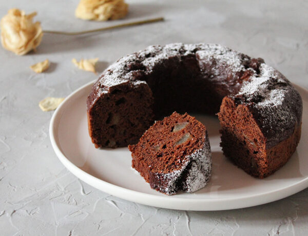 torta pere cioccolato vegan