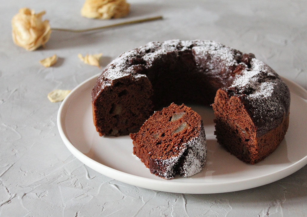 Klemme fordomme Recite Torta pere e cioccolato, senza uova e burro - Nomnom q.b.